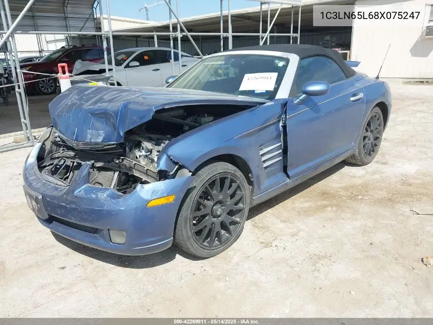 2008 Chrysler Crossfire Limited VIN: 1C3LN65L68X075247 Lot: 42269911
