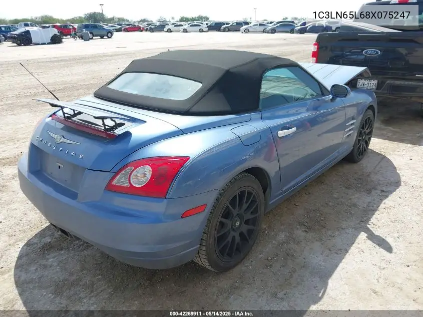 2008 Chrysler Crossfire Limited VIN: 1C3LN65L68X075247 Lot: 42269911