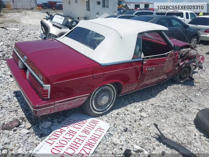 1984 Chrysler Lebaron VIN: 1G3BC55EXEG25310 Lot: 42447050
