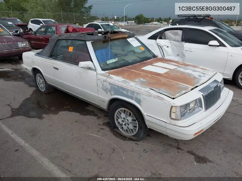 1986 Chrysler Lebaron VIN: 1C3BC55E8GG300487 Lot: 42572953