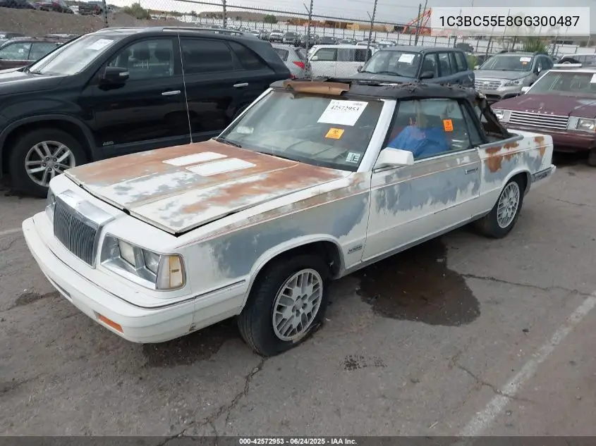 1986 Chrysler Lebaron VIN: 1C3BC55E8GG300487 Lot: 42572953
