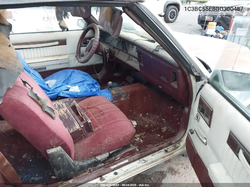 1986 Chrysler Lebaron VIN: 1C3BC55E8GG300487 Lot: 42572953