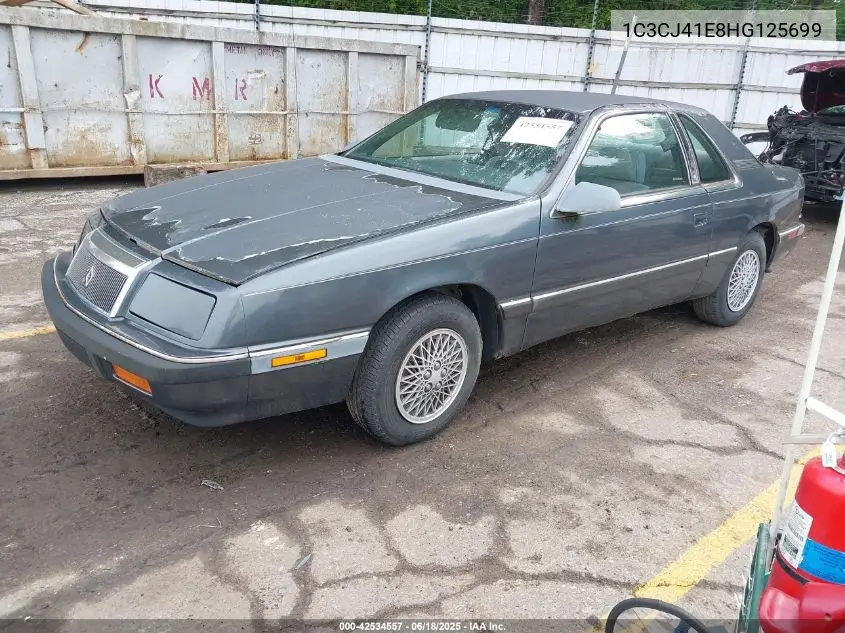 1987 Chrysler Lebaron VIN: 1C3CJ41E8HG125699 Lot: 42534557