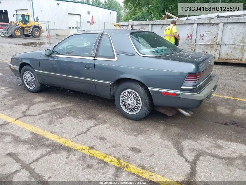 1987 Chrysler Lebaron VIN: 1C3CJ41E8HG125699 Lot: 42534557