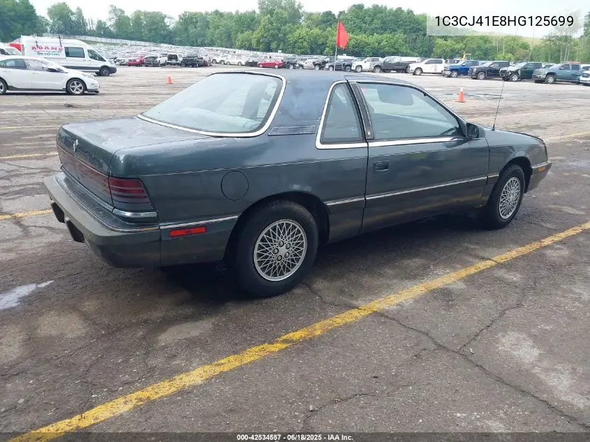 1987 Chrysler Lebaron VIN: 1C3CJ41E8HG125699 Lot: 42534557