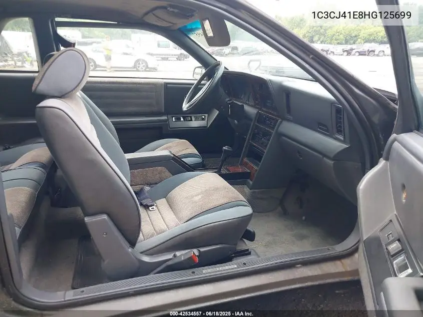 1987 Chrysler Lebaron VIN: 1C3CJ41E8HG125699 Lot: 42534557