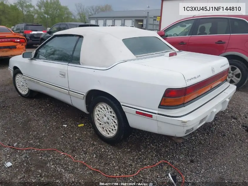 1992 Chrysler Lebaron VIN: 1C3XU45J1NF144810 Lot: 42117156