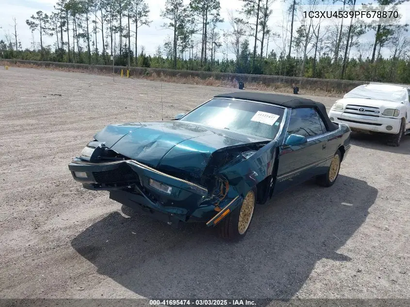 1993 Chrysler Lebaron VIN: 1C3XU4539PF678870 Lot: 41695474