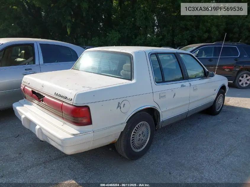 1993 Chrysler Lebaron Le A-Body VIN: 1C3XA3639PF569536 Lot: 42465204