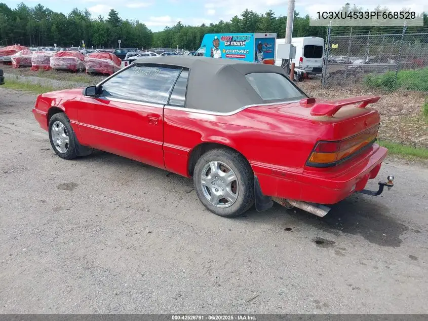 1993 Chrysler Lebaron VIN: 1C3XU4533PF668528 Lot: 42526791