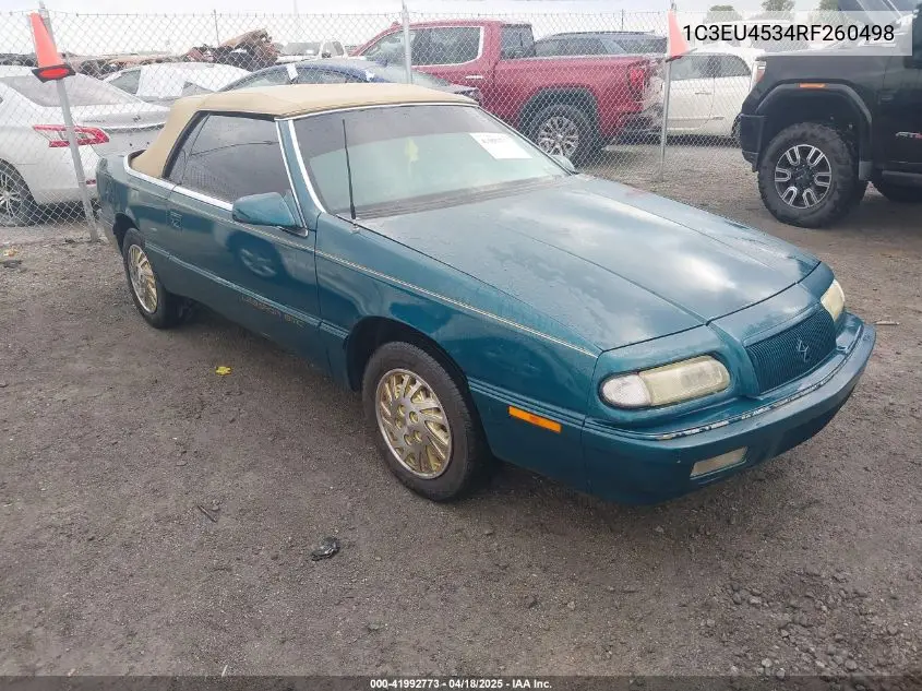 1994 Chrysler Lebaron Gtc/Lx VIN: 1C3EU4534RF260498 Lot: 41992773