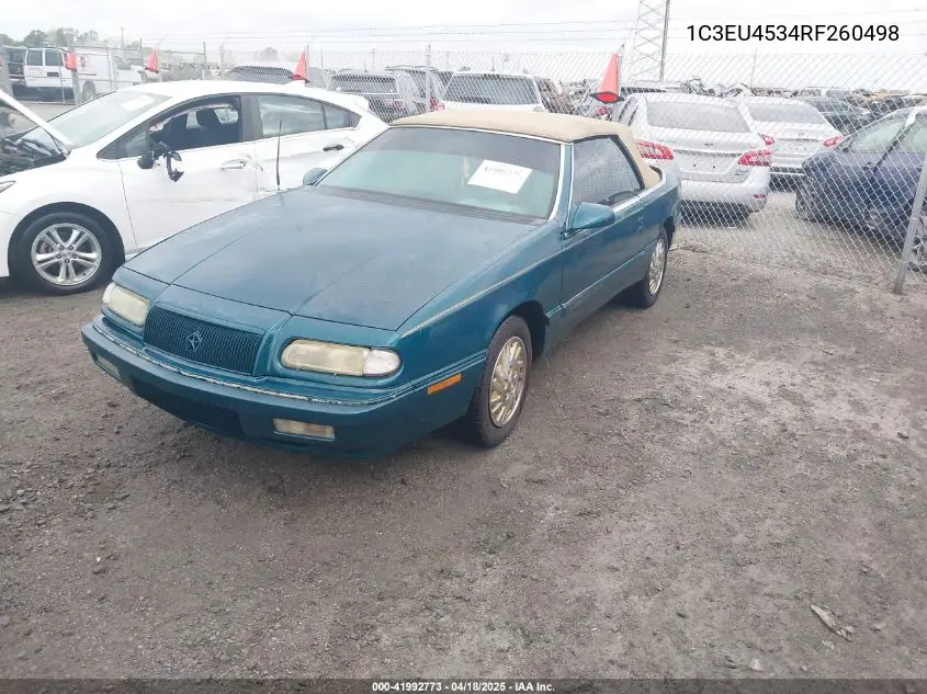 1994 Chrysler Lebaron Gtc/Lx VIN: 1C3EU4534RF260498 Lot: 41992773