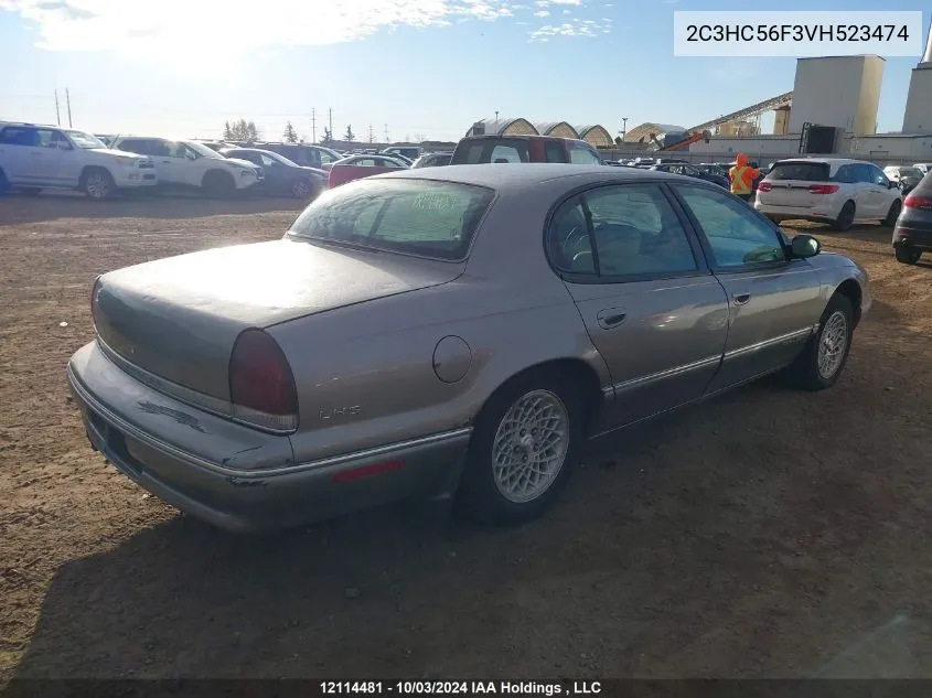 1997 Chrysler Lhs VIN: 2C3HC56F3VH523474 Lot: 12114481