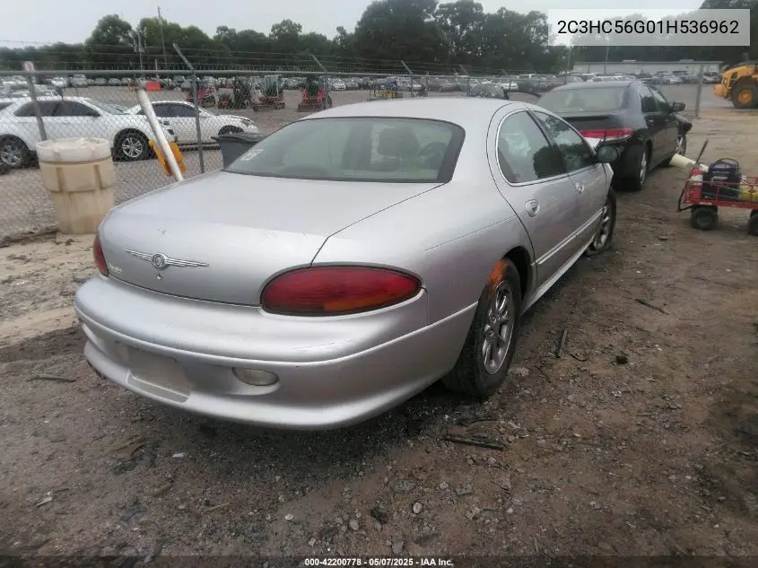2001 Chrysler Lhs VIN: 2C3HC56G01H536962 Lot: 42200778