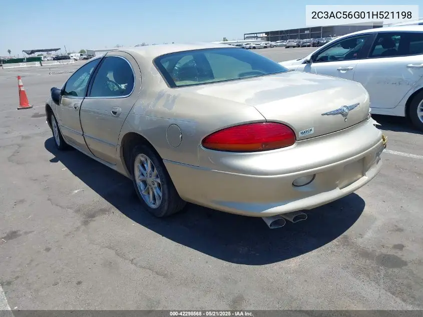 2001 Chrysler Lhs VIN: 2C3AC56G01H521198 Lot: 42298568