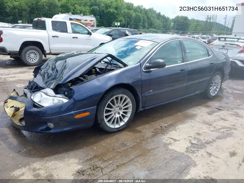 2001 Chrysler Lhs VIN: 2C3HC56G31H651734 Lot: 42546037