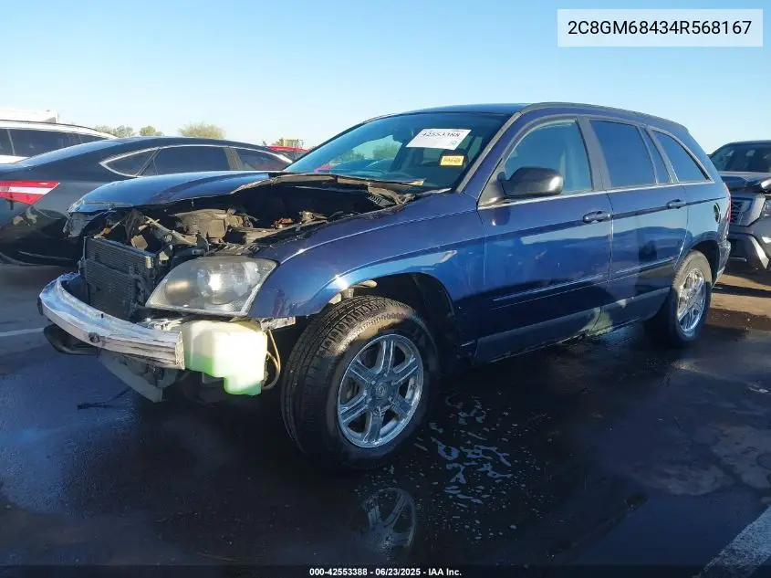 2004 Chrysler Pacifica VIN: 2C8GM68434R568167 Lot: 42553388