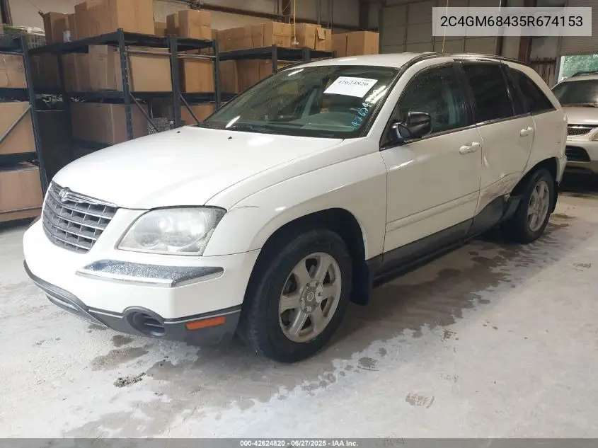 2005 Chrysler Pacifica Touring VIN: 2C4GM68435R674153 Lot: 42624820