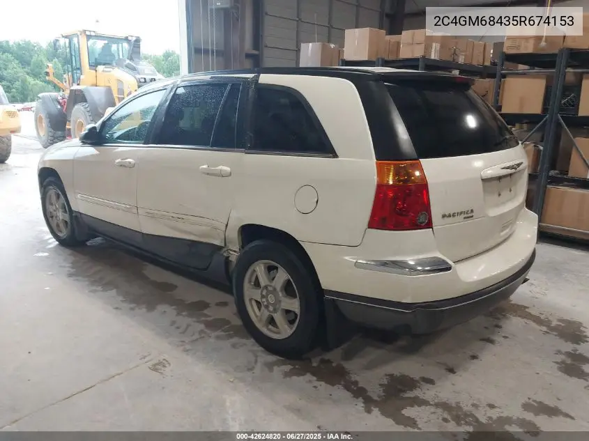 2005 Chrysler Pacifica Touring VIN: 2C4GM68435R674153 Lot: 42624820