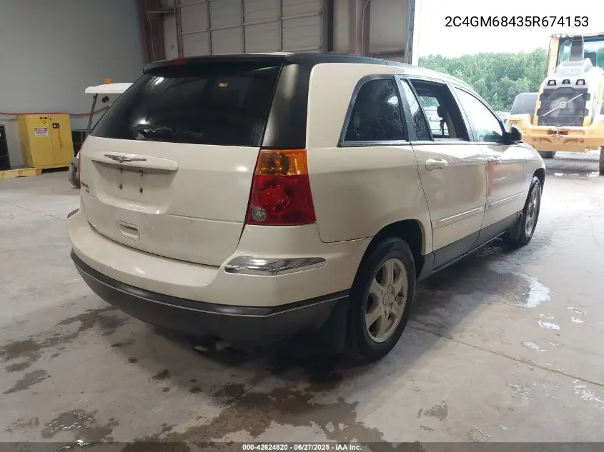 2005 Chrysler Pacifica Touring VIN: 2C4GM68435R674153 Lot: 42624820