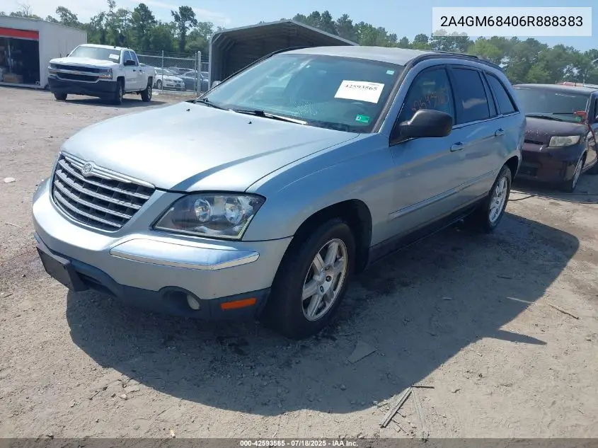 2006 Chrysler Pacifica Touring VIN: 2A4GM68406R888383 Lot: 42593565