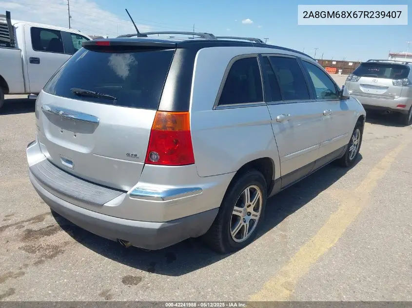 2007 Chrysler Pacifica Touring VIN: 2A8GM68X67R239407 Lot: 42241988