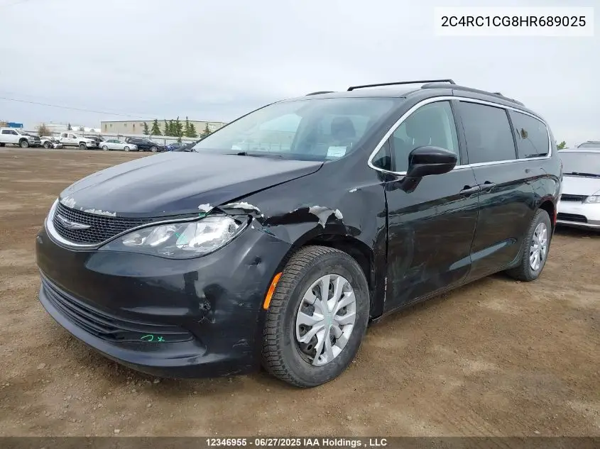 2017 Chrysler Pacifica Lx VIN: 2C4RC1CG8HR689025 Lot: 12346955