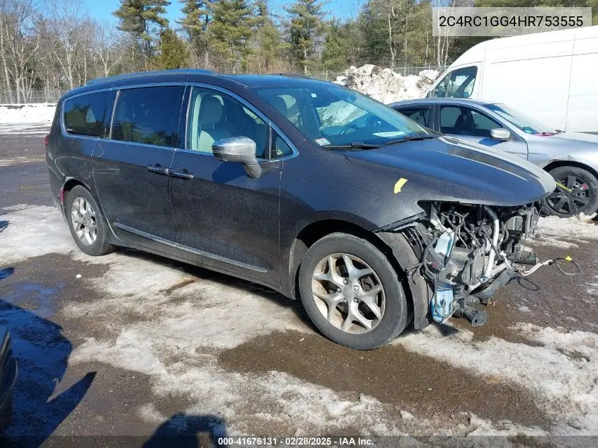 2017 Chrysler Pacifica Limited VIN: 2C4RC1GG4HR753555 Lot: 41676131