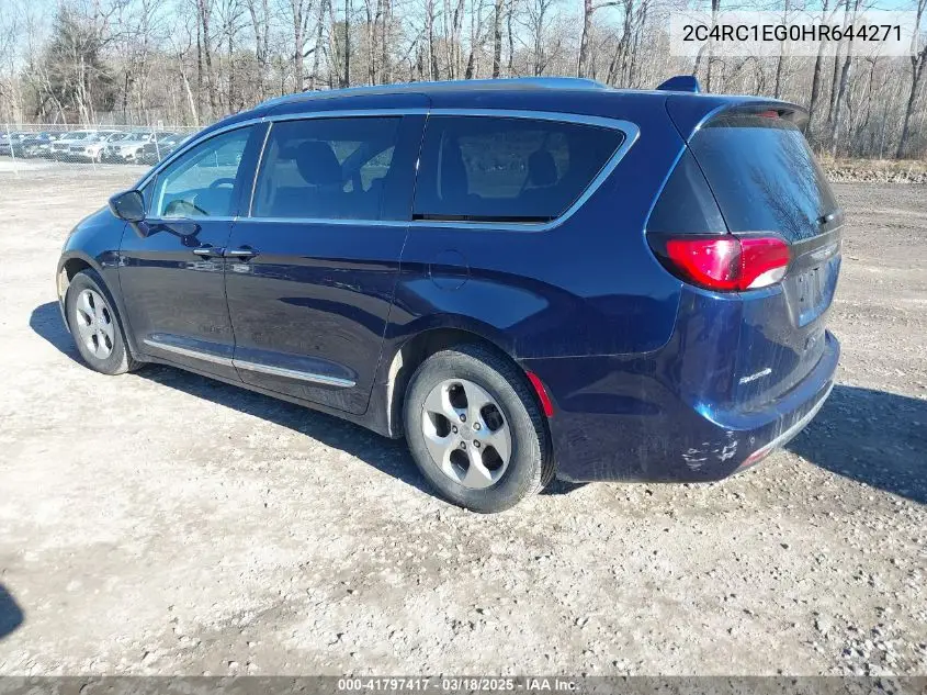 2017 Chrysler Pacifica Touring-L Plus VIN: 2C4RC1EG0HR644271 Lot: 41797417