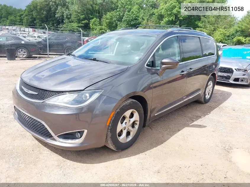 2017 Chrysler Pacifica Touring-L Plus VIN: 2C4RC1EG4HR511058 Lot: 42598287