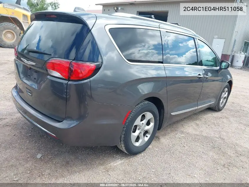 2017 Chrysler Pacifica Touring-L Plus VIN: 2C4RC1EG4HR511058 Lot: 42598287