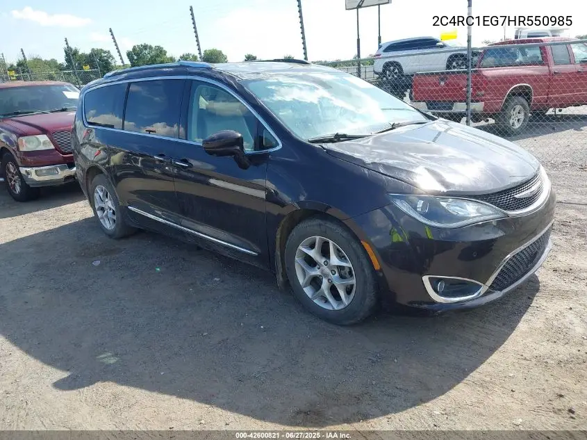 2017 Chrysler Pacifica Touring-L Plus VIN: 2C4RC1EG7HR550985 Lot: 42600821