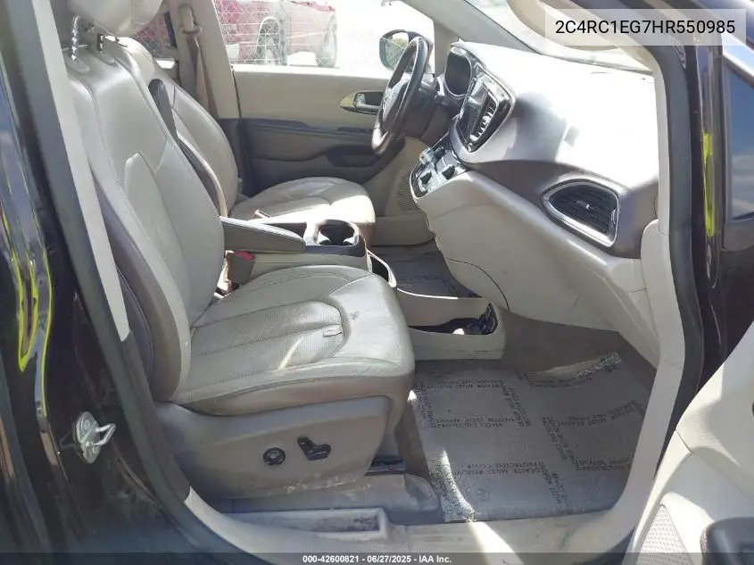 2017 Chrysler Pacifica Touring-L Plus VIN: 2C4RC1EG7HR550985 Lot: 42600821