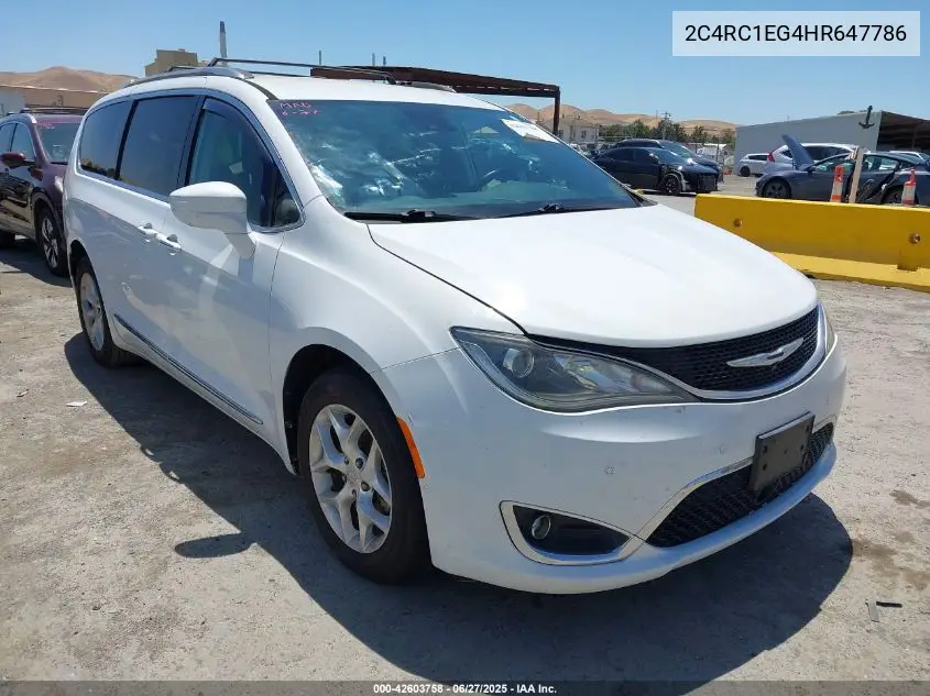 2017 Chrysler Pacifica Touring-L Plus VIN: 2C4RC1EG4HR647786 Lot: 42603758