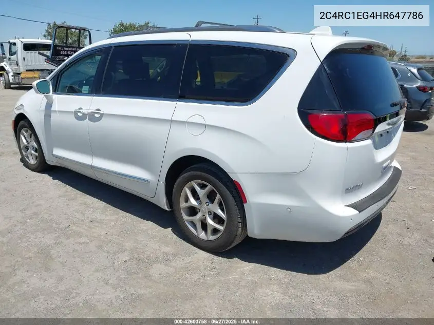 2017 Chrysler Pacifica Touring-L Plus VIN: 2C4RC1EG4HR647786 Lot: 42603758
