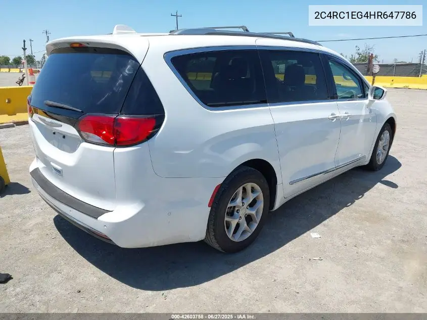 2017 Chrysler Pacifica Touring-L Plus VIN: 2C4RC1EG4HR647786 Lot: 42603758