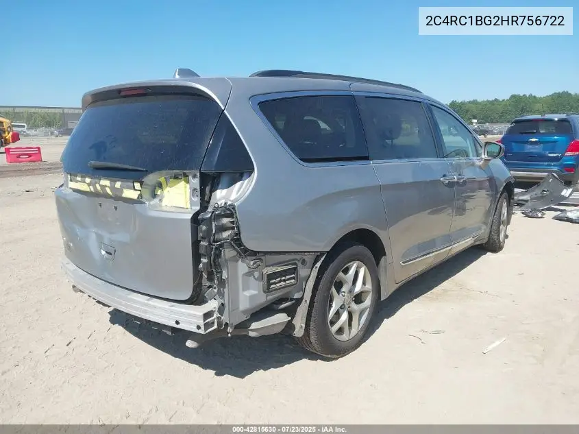 2c4rc1bg2hr756722 2C4RC1BG2HR756722 2017 Chrysler Pacifica Touring-L