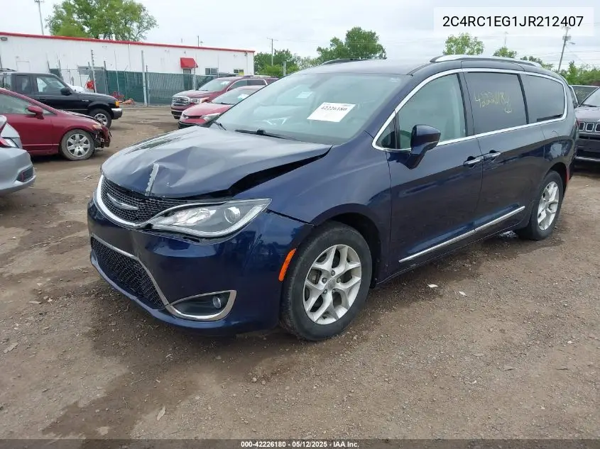 2018 Chrysler Pacifica Touring L Plus VIN: 2C4RC1EG1JR212407 Lot: 42226180