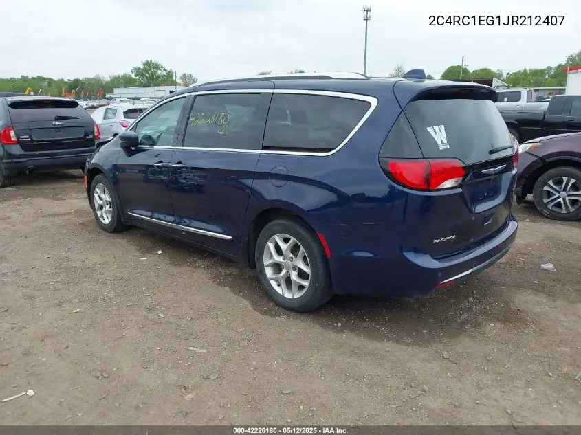 2018 Chrysler Pacifica Touring L Plus VIN: 2C4RC1EG1JR212407 Lot: 42226180