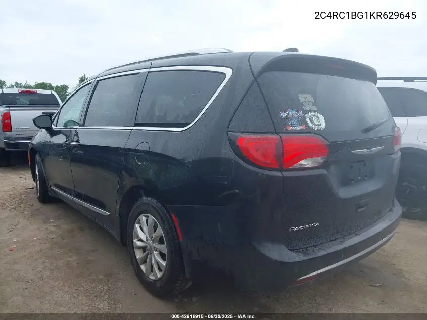 2019 Chrysler Pacifica Touring L VIN: 2C4RC1BG1KR629645 Lot: 42616915