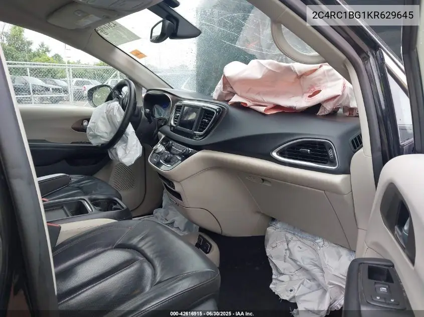 2019 Chrysler Pacifica Touring L VIN: 2C4RC1BG1KR629645 Lot: 42616915