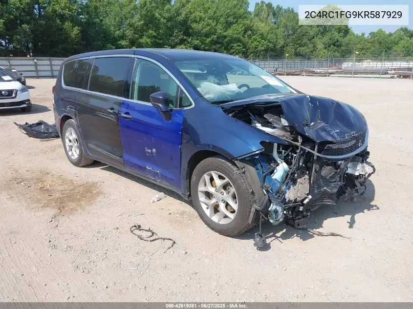 2019 Chrysler Pacifica Touring Plus VIN: 2C4RC1FG9KR587929 Lot: 42619381