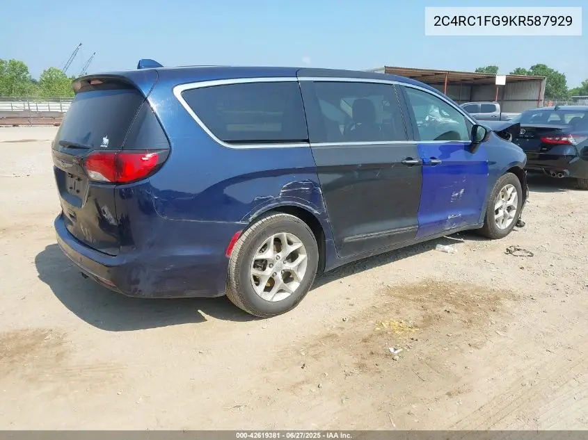 2019 Chrysler Pacifica Touring Plus VIN: 2C4RC1FG9KR587929 Lot: 42619381