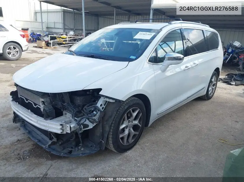 2020 Chrysler Pacifica Limited VIN: 2C4RC1GGXLR276588 Lot: 41502268
