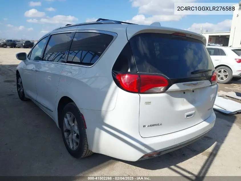 2020 Chrysler Pacifica Limited VIN: 2C4RC1GGXLR276588 Lot: 41502268