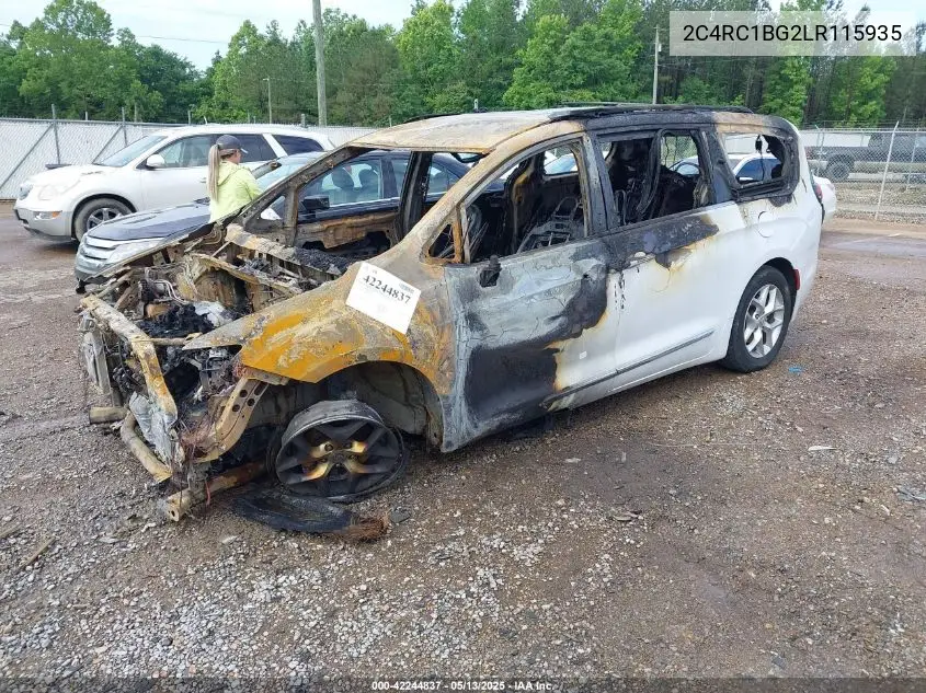 2020 Chrysler Pacifica Touring L VIN: 2C4RC1BG2LR115935 Lot: 42244837