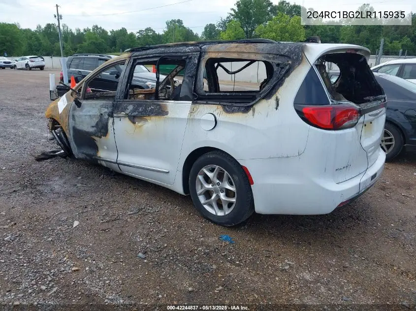 2020 Chrysler Pacifica Touring L VIN: 2C4RC1BG2LR115935 Lot: 42244837