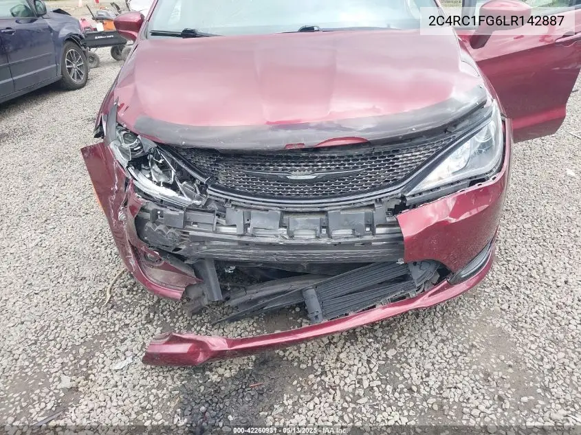 2020 Chrysler Pacifica Touring VIN: 2C4RC1FG6LR142887 Lot: 42260931