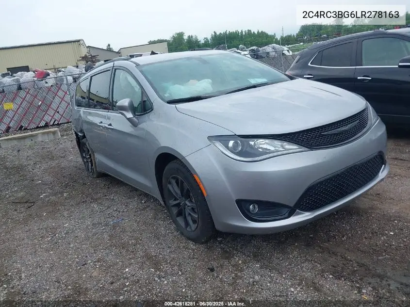 2020 Chrysler Pacifica Touring L VIN: 2C4RC3BG6LR278163 Lot: 42618281