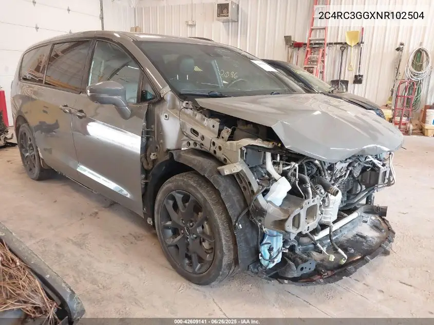 2022 Chrysler Pacifica Limited Awd VIN: 2C4RC3GGXNR102504 Lot: 42609141